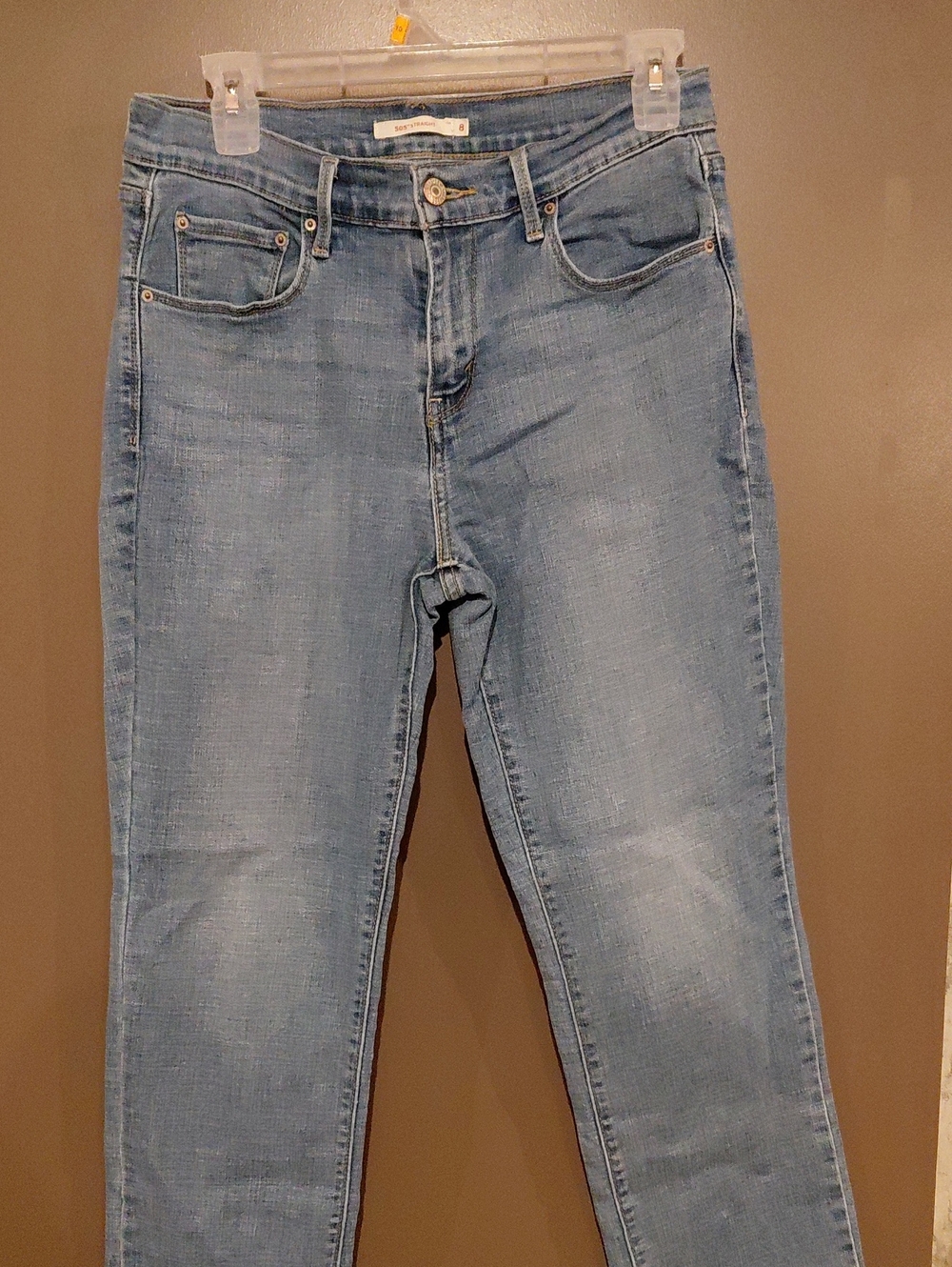 Womens Levi's 505 Straight Jeans SIZE 8